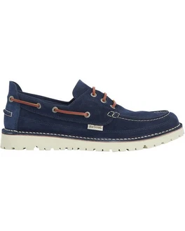 Barbour Lederhalbschuh Mousa Schnürschuh Blau/Dunkelblau/Hellblau