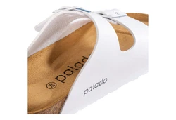 Palado Korfu Pantolette Herren Weiß/Beige/Creme