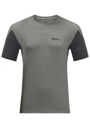 Jack Wolfskin T-Shirt NARROWS Hellgrau/Grau/Dunkelgrau