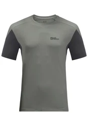 Jack Wolfskin T-Shirt NARROWS Hellgrau/Grau/Dunkelgrau