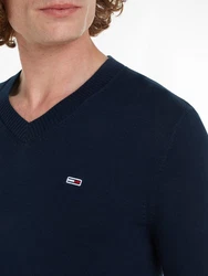 Tommy Jeans Sweatshirt TJM SLIM V NECK ESSNTL SWEATER 