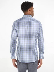 Tommy Hilfiger Businesshemd CL STRETCH TWILL GINGHAM RF SHRT blau
