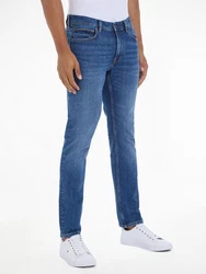 Tommy Hilfiger Straight-Jeans STRAIGHT DENTON STR CREST INDIGO blau