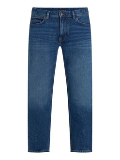 Tommy Hilfiger Straight-Jeans STRAIGHT DENTON STR CREST INDIGO blau Tommy Hilfiger Straight-Jeans STRAIGHT DENTON STR CREST INDIGO blau