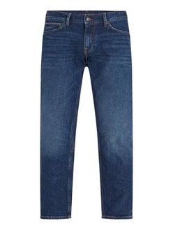Tommy Hilfiger Straight-Jeans STRAIGHT DENTON STR CREST INDIGO Indigo