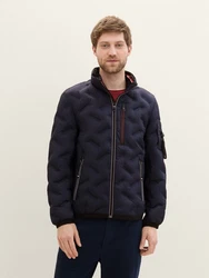 TOM TAILOR Outdoorjacke Steppjacke Dunkelblau/Blau/Hellblau