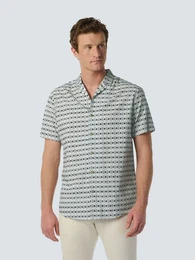 Kurzarmhemd - Kurzarmhemd mit Print -Hemd kurzarm -Resort Collar Allover Printed