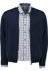 MAERZ Muenchen Strickjacke Dunkelblau/Blau