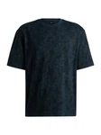 BOSS ORANGE Longsleeve T-Shirt CamoOver - Comfort Fit Dunkelblau/Blau