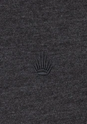 naketano T-Shirt Adonis Fischer Dunkelgrau/Grau/Dunkelblau/Hellgrau