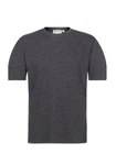 naketano T-Shirt Adonis Fischer Dunkelgrau/Grau/Dunkelblau/Hellgrau