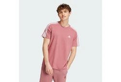 adidas Sportswear T-Shirt ESSENTIALS SINGLE JERSEY 3-STREIFEN Rosa/Rot