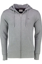 Gant Sweatjacke Regular Shield Full Zip Hoodie (2007059) grau