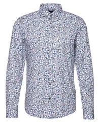 JOOP! Langarmhemd mit Blumenmuster (1-tlg)