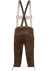 Spieth & Wensky Trachtenlederhose Valentin Dunkelbraun/Braun/Khaki