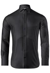 Vincenzo Boretti Businesshemd gerader Schnitt Schwarz/Grau/Dunkelgrau