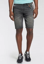 Bruno Banani Jeansshorts Dunkelgrau/Grau/Schwarz