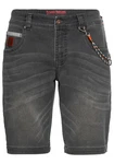 Bruno Banani Jeansshorts Dunkelgrau/Grau/Schwarz