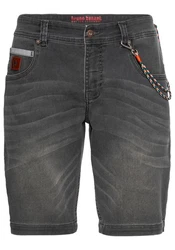 Bruno Banani Jeansshorts Dunkelgrau/Grau/Schwarz