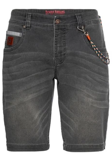 Bruno Banani Jeansshorts Dunkelgrau/Grau/Schwarz