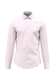 Businesshemd Shaped Shaped Langarm Kentkragen Uni