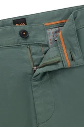 BOSS ORANGE Chinos Chino Slim Grün/Türkis/Dunkelgrün