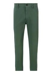 BOSS ORANGE Chinos Chino Slim Grün/Türkis/Dunkelgrün