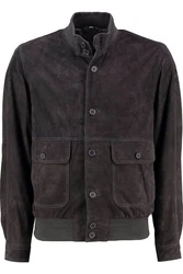 Maddox Lederjacke Schwarz/Dunkelbraun/Dunkelgrau/Grau/Dunkelgrün/Braun