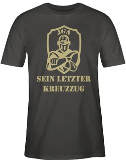 Shirtracer T-Shirt Sein letzter Kreuzzug JGA Herren