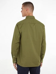Tommy Hilfiger Langarmhemd FLEX POPLIN RF SHIRT utilty olive