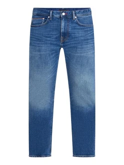 Tommy Hilfiger Slim-fit-Jeans SLIM BLEECKER schwarz