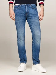 Tommy Hilfiger Slim-fit-Jeans SLIM BLEECKER schwarz