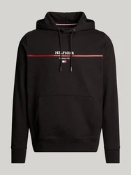 TOMMY HILFIGER Sweatshirt HILFIGER STRIPE TERRY HOODY 