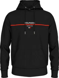 TOMMY HILFIGER Sweatshirt HILFIGER STRIPE TERRY HOODY 