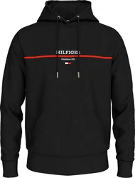 TOMMY HILFIGER Sweatshirt HILFIGER STRIPE TERRY HOODY 
