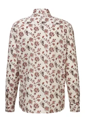 Joop Jeans Langarmhemd Hanson Rot/Bordeaux/Rosa/Beige