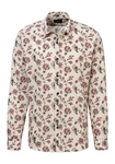 Joop Jeans Langarmhemd Hanson Rot/Bordeaux/Rosa/Beige