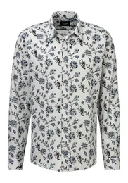 Langarmhemd Hanson mit trendigem Blumenprint