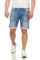 Jack & Jones Jeansshorts JJIRICK JJICON Shorts Blau/Hellblau