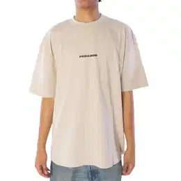 T-Shirt T-Shirt PGDR Colne Logo Oversized Tee, G XS, F washed dust cream