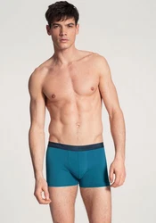CALIDA Boxershorts Natural Benefit Blau/Dunkelblau