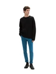 TOM TAILOR Chinohose slim mit Stretch Hellblau/Blau/Türkis