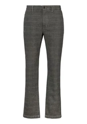 Tommy Hilfiger 5-Pocket Hose DENTON POW CHECK GMD Grau/Dunkelgrau/Hellgrau/Khaki/Dunkelgrün