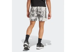 Adidas Sportswear Shorts FI 3S SHO AOP Dunkelgrün/Grau/Hellgrau/Dunkelgrau