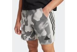 Adidas Sportswear Shorts FI 3S SHO AOP Dunkelgrün/Grau/Hellgrau/Dunkelgrau