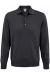 MAERZ Muenchen Poloshirt Pullover Polokragen Dunkelgrau/Dunkelblau/Grau