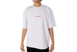 Pegador T-Shirt PGDR Colne Logo Oversized Tee weiß/rot