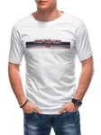 Edoti Print-Shirt T-Shirt für Männer Weiß/Dunkelblau/Grau/Dunkelgrau/Creme
