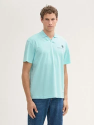 TOM TAILOR Poloshirt Relaxed Türkis/Grün/Hellgrün/Hellblau