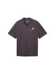 TOM TAILOR Poloshirt Relaxed Grau/Lila/Dunkelgrau/Braun